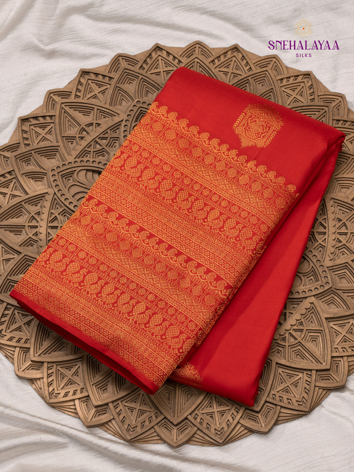 Red Kanjivaram Silk Saree