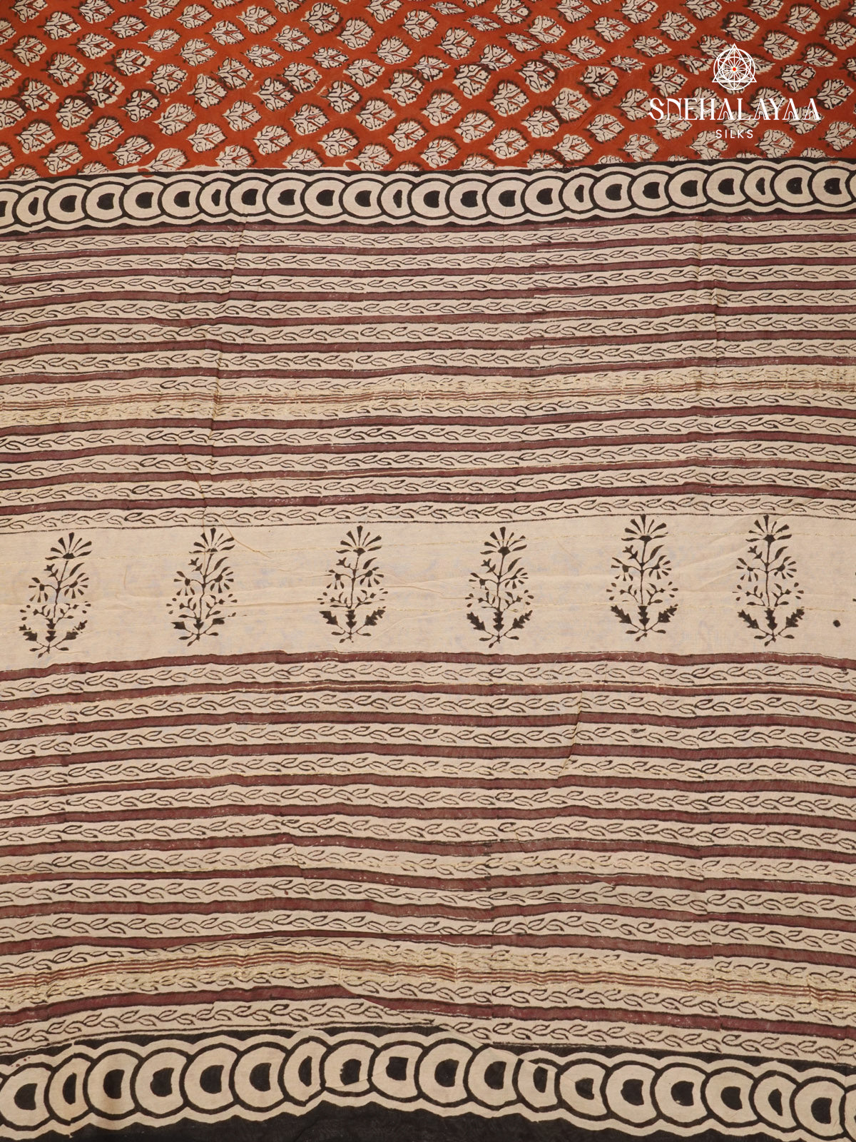 Maroon Chanderi Saree