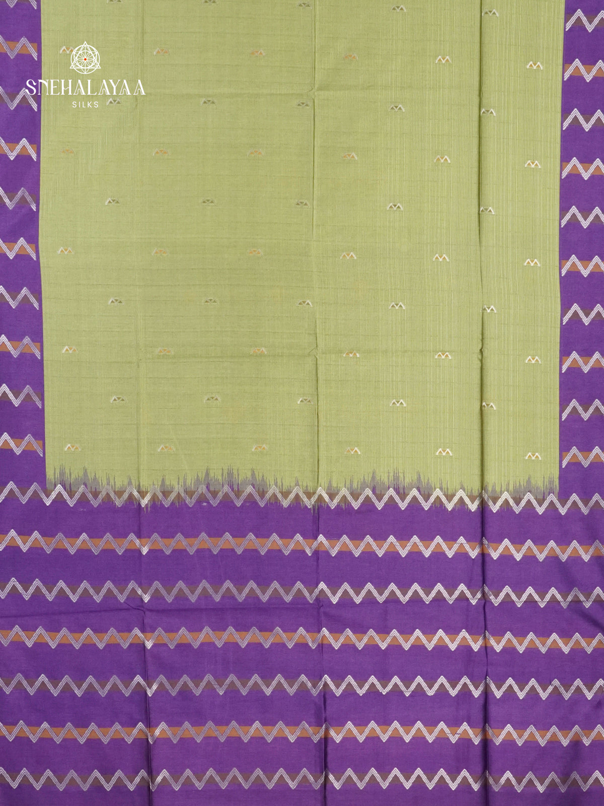 Pista Green Jute Saree