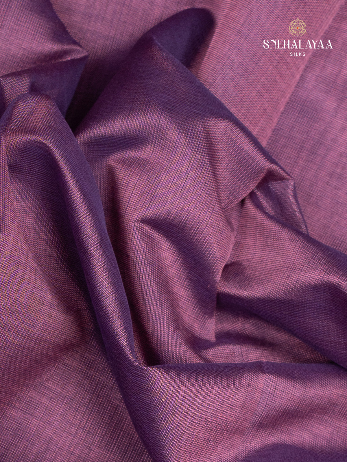 Violet Kanchi Silk Cotton Saree