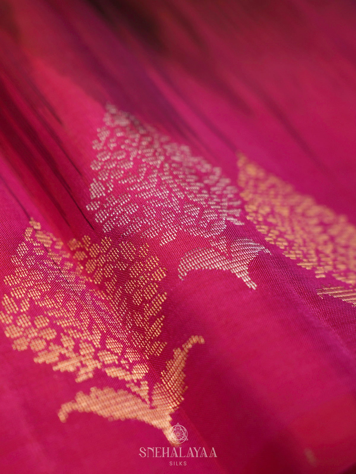 Maroon Kanjivaram Silk Saree