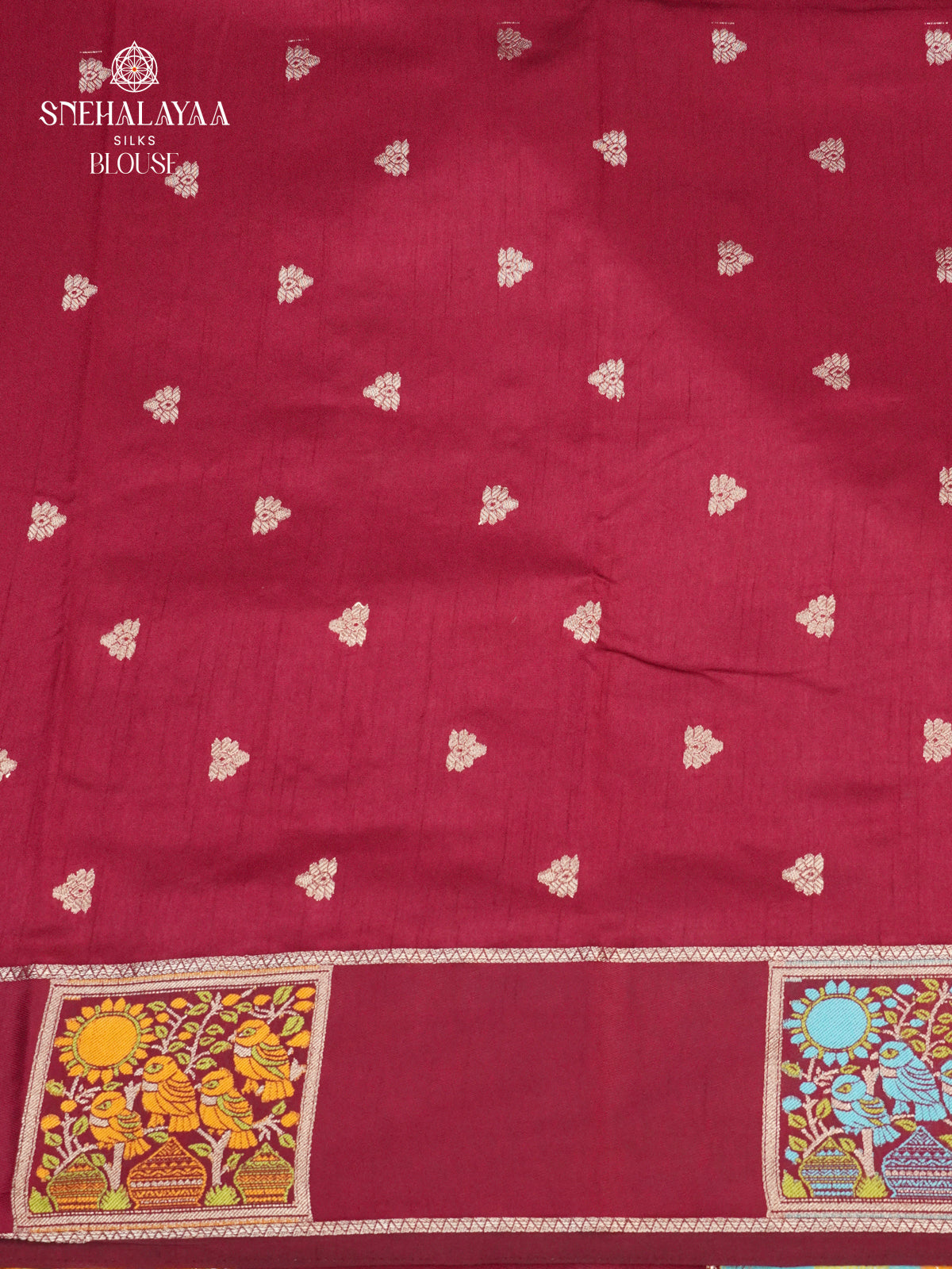 Pink Banaras Dola Silk Saree