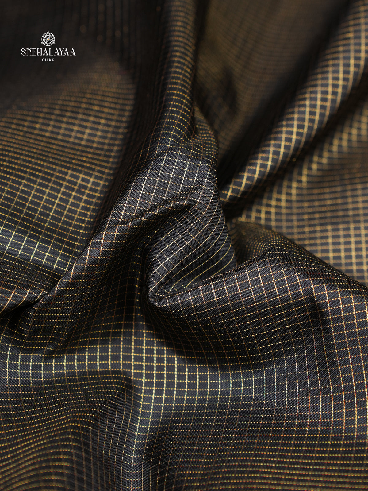 Black Kanjivaram Silk Saree