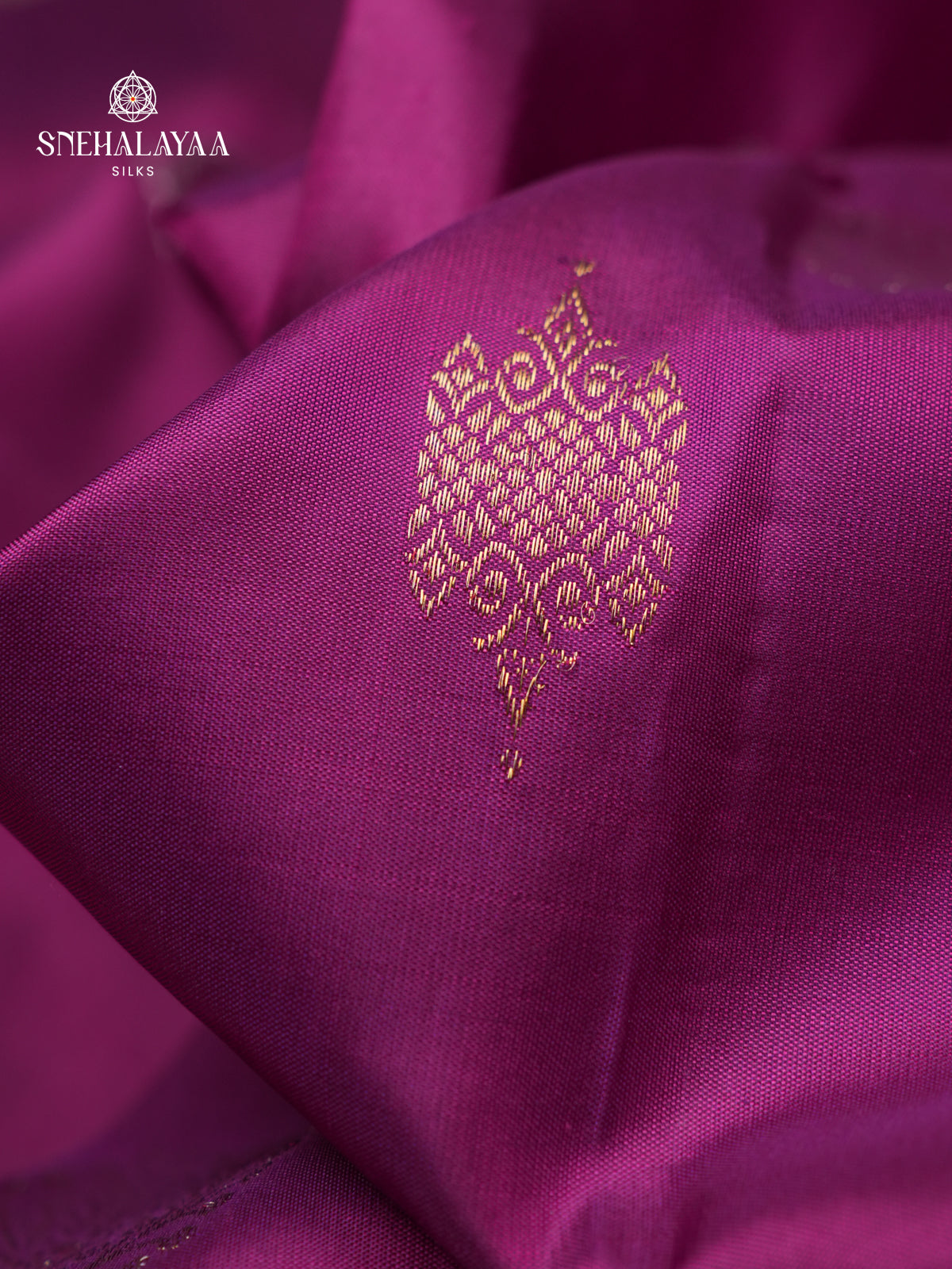 Berry Pink Kanjivaram Silk Saree