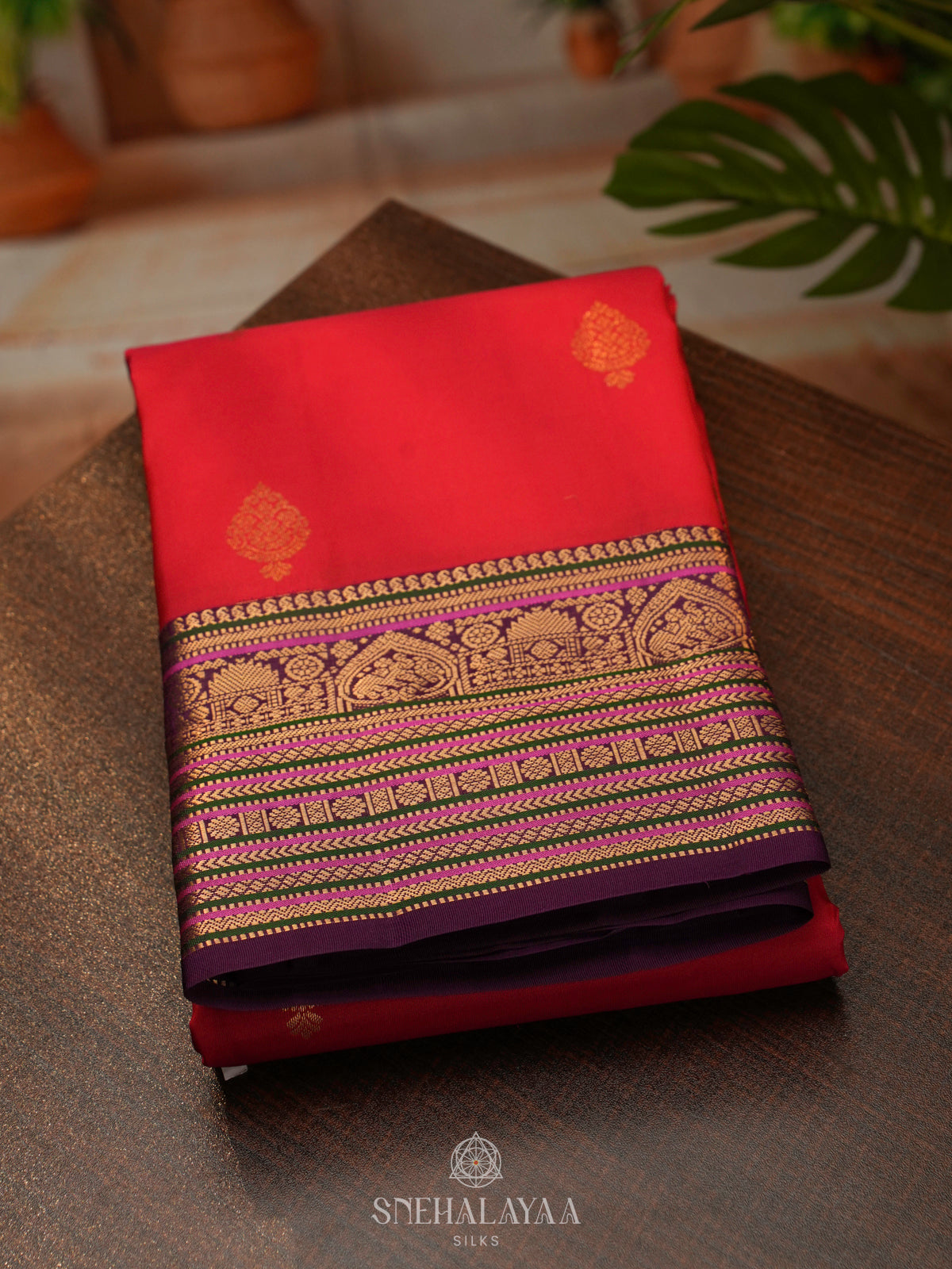 Red Kanjivaram Silk Saree