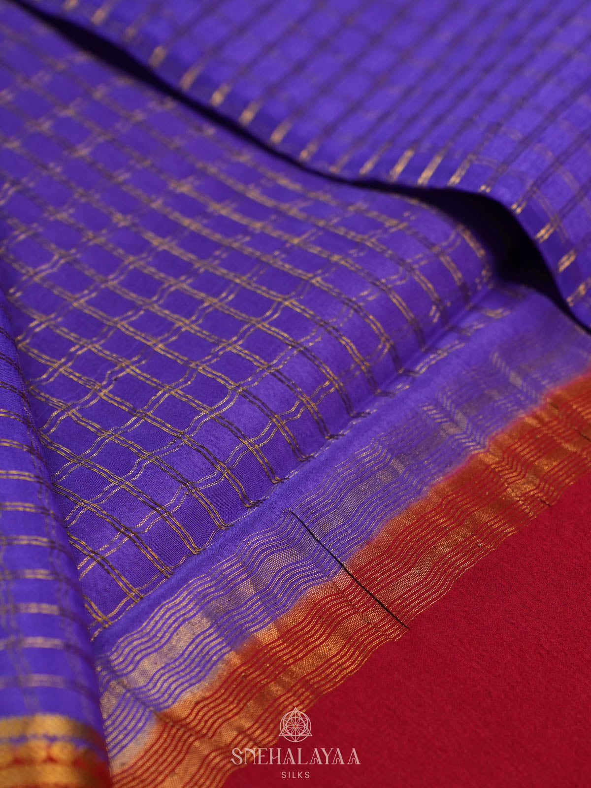 Royal Purple Mysore Silk Saree