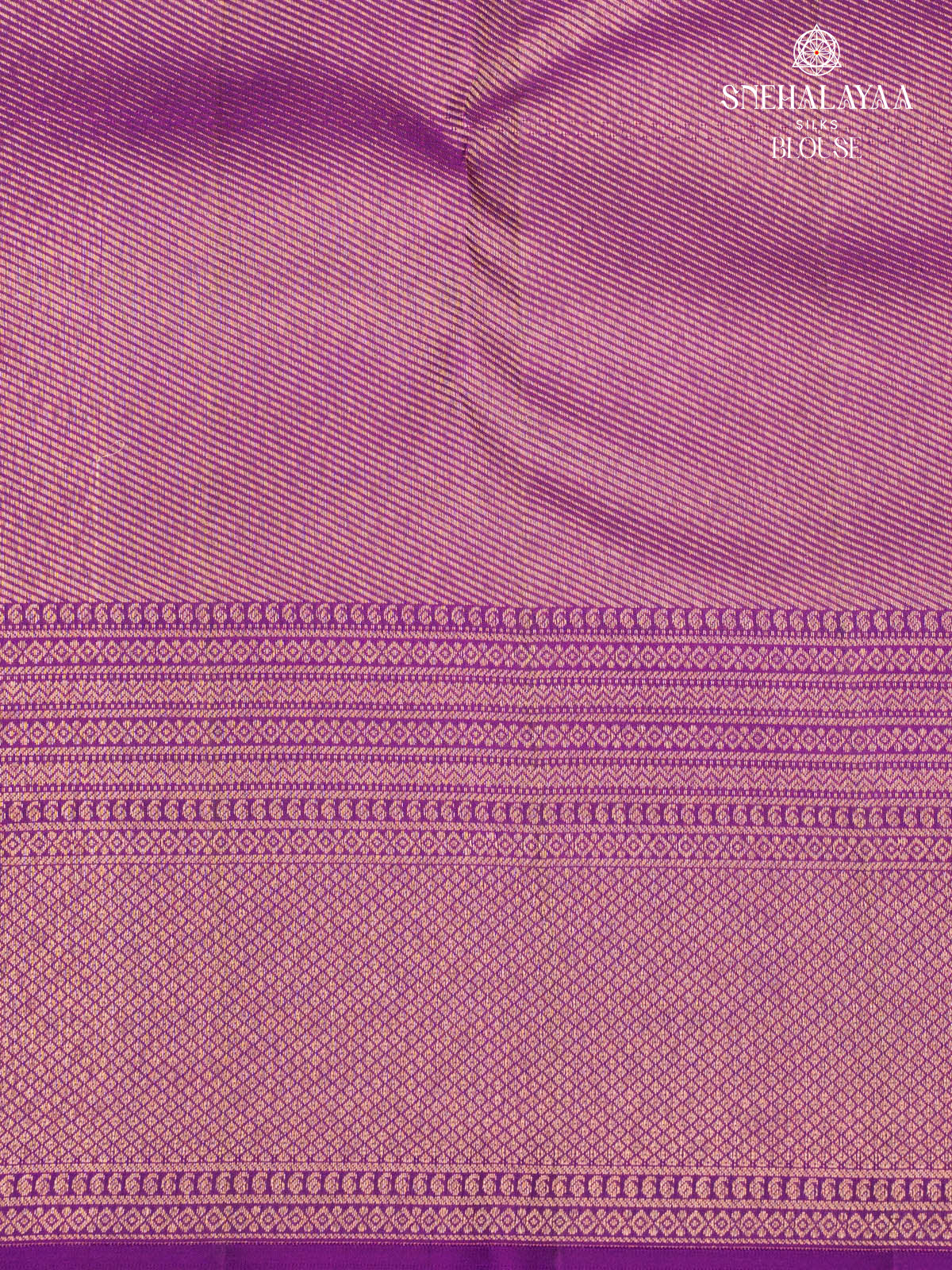 Violet Kanjivaram Silk Saree