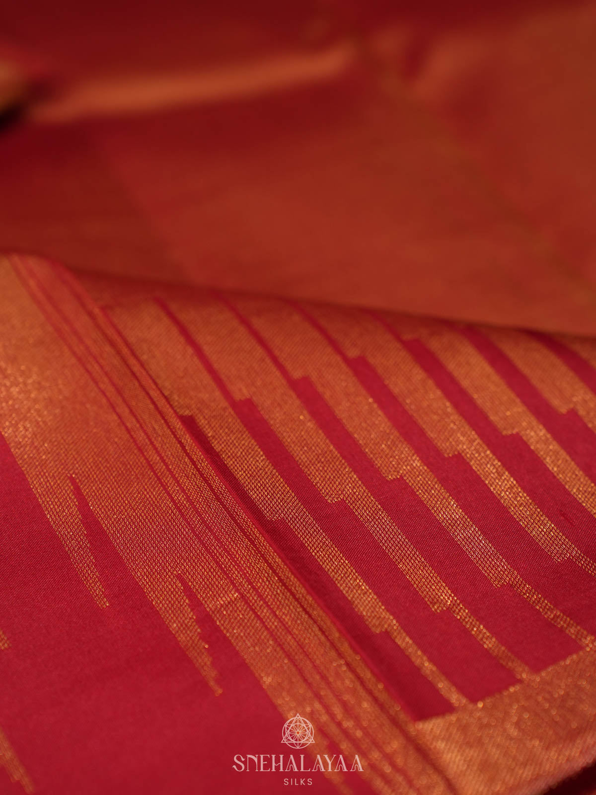 Magenta Kanjivaram silk saree