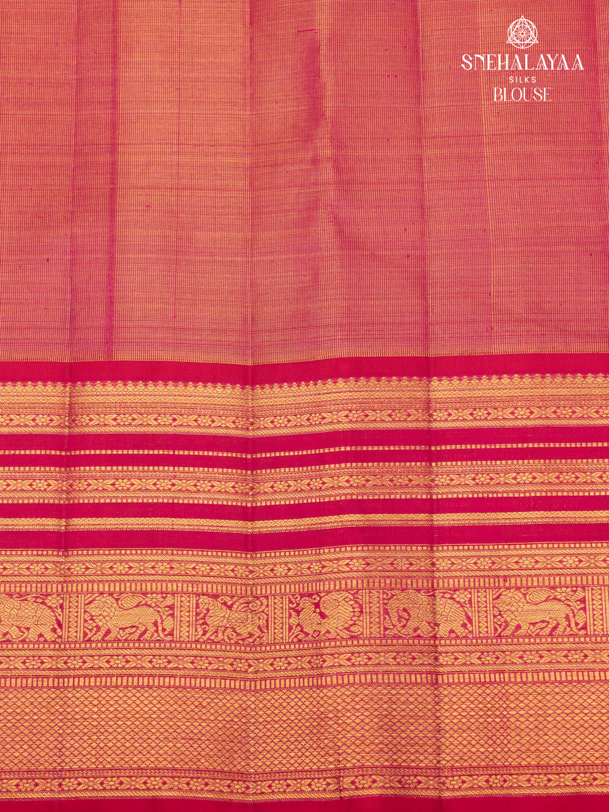 Yellow Kanjivaram Silk Saree