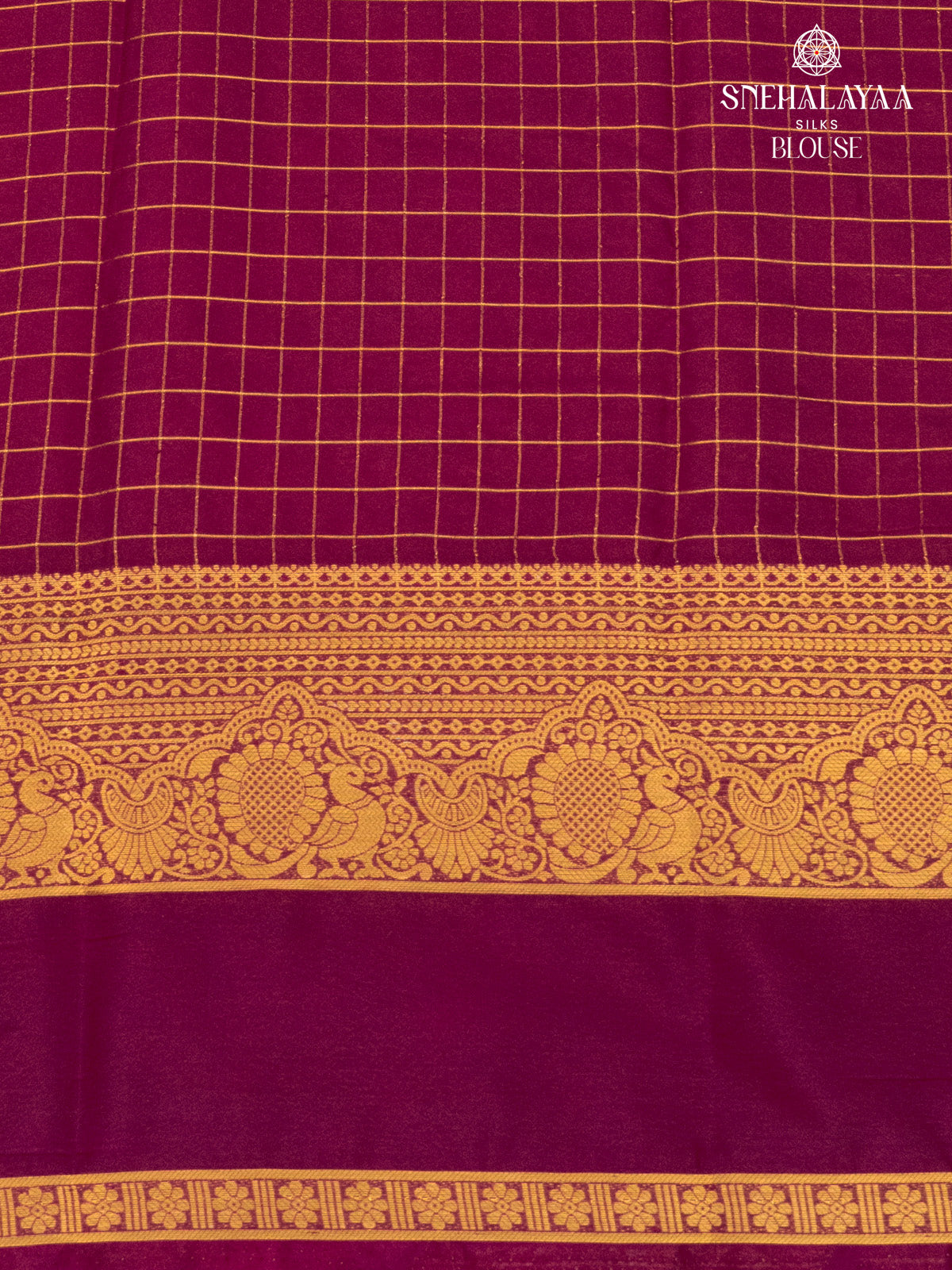 Dusty Rose Mysore Silk Saree