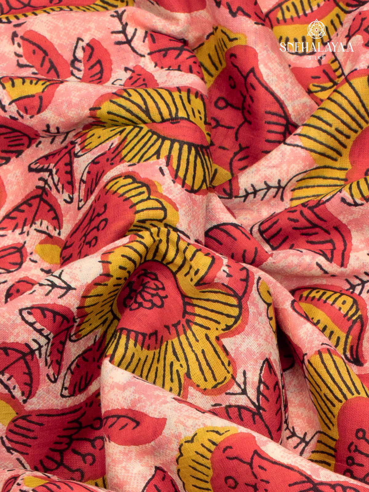 Pink Jaipur Cotton Saree