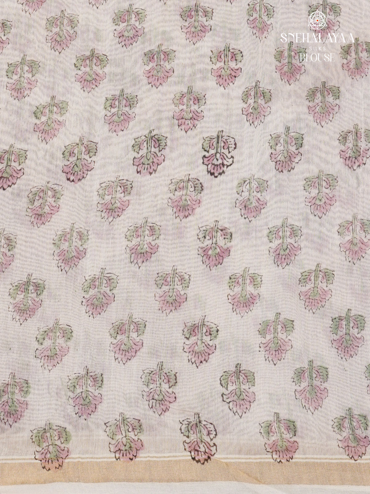 Lilac Chanderi Saree