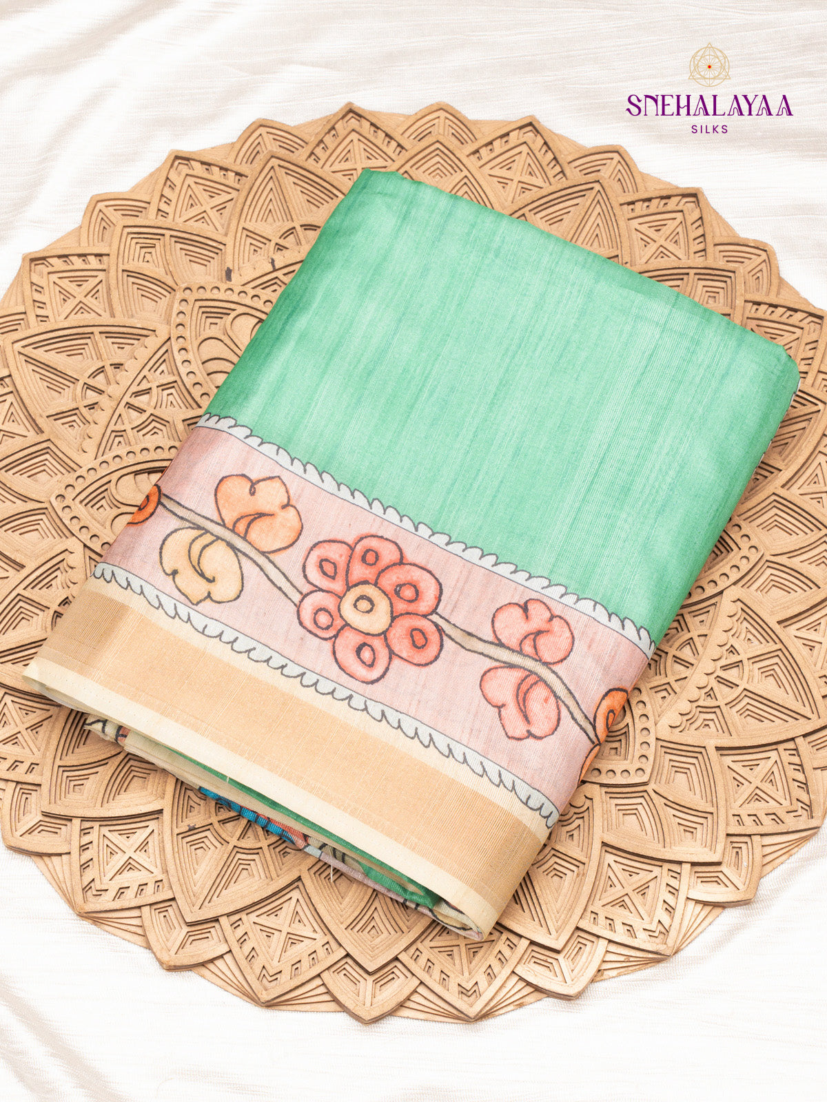 Light Green Matka Saree