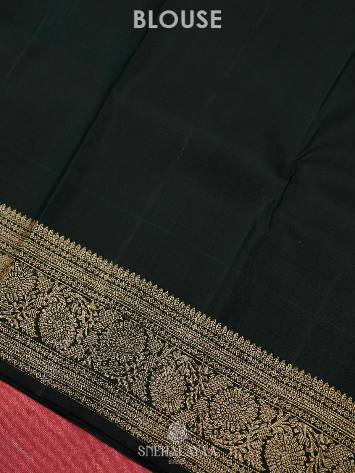 Black Kanjivaram Silk Saree