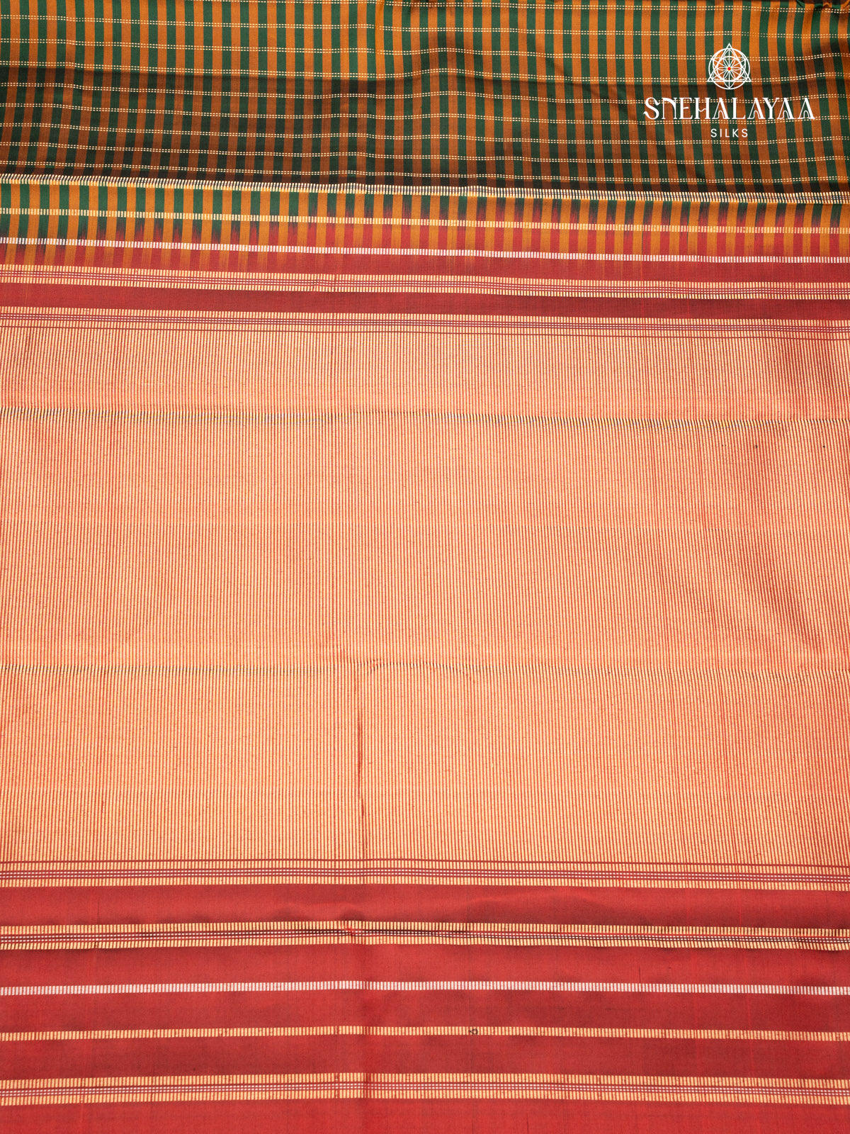 Bottle Green Kanjivaram SIlk Saree