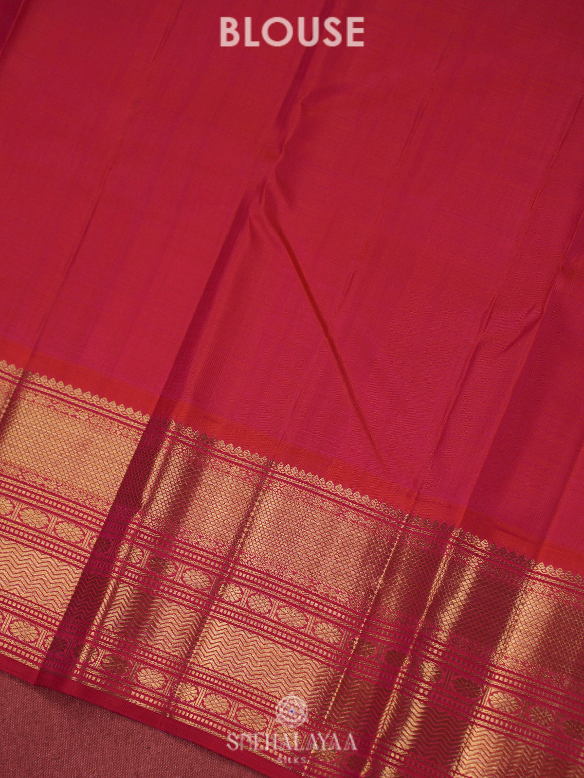 Brown Kanjivaram Silk Saree