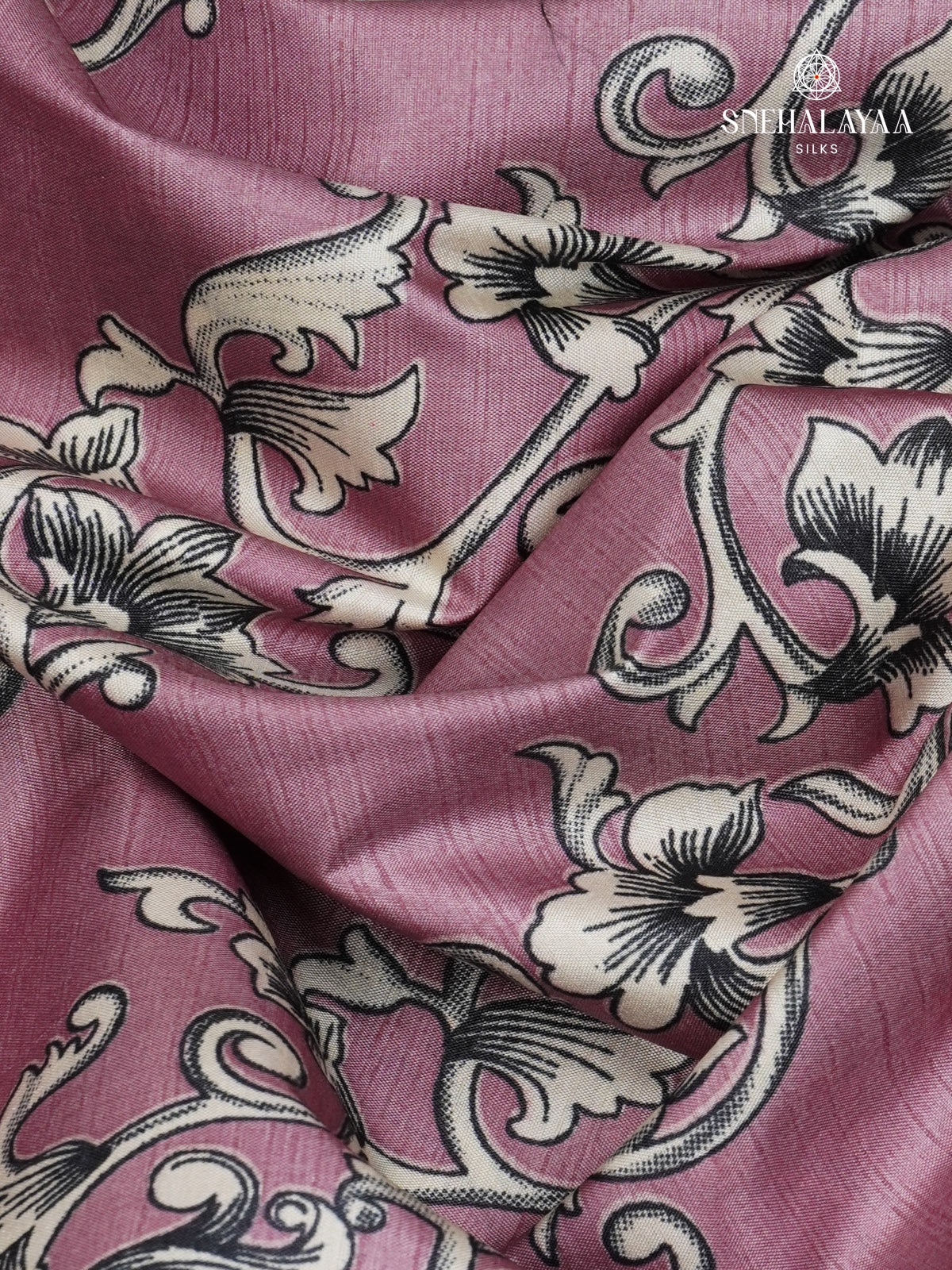 Lavender Dola Silk Saree