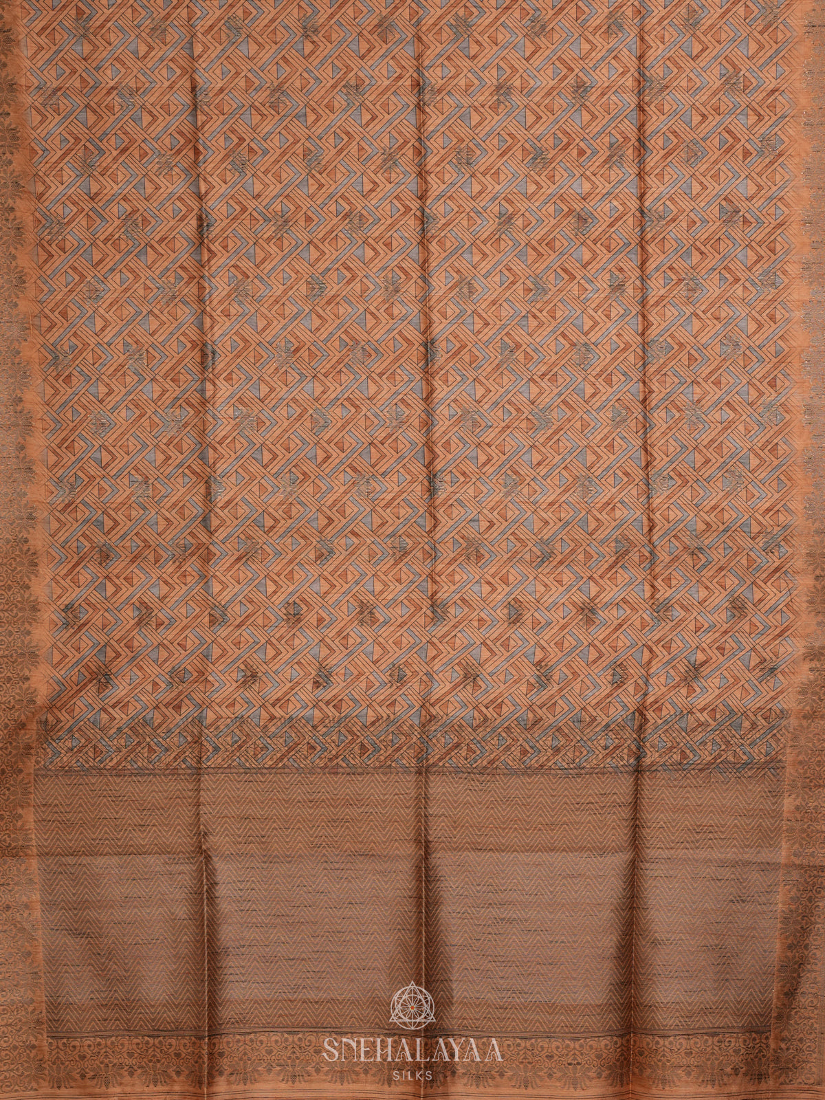 Mustard Yellow Jute Saree