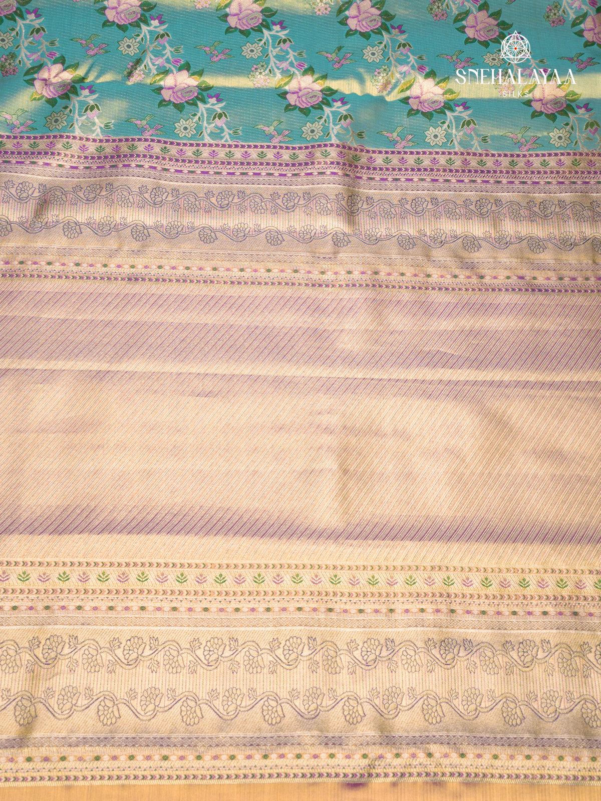 Pale Green Kanjivaram Silk Saree