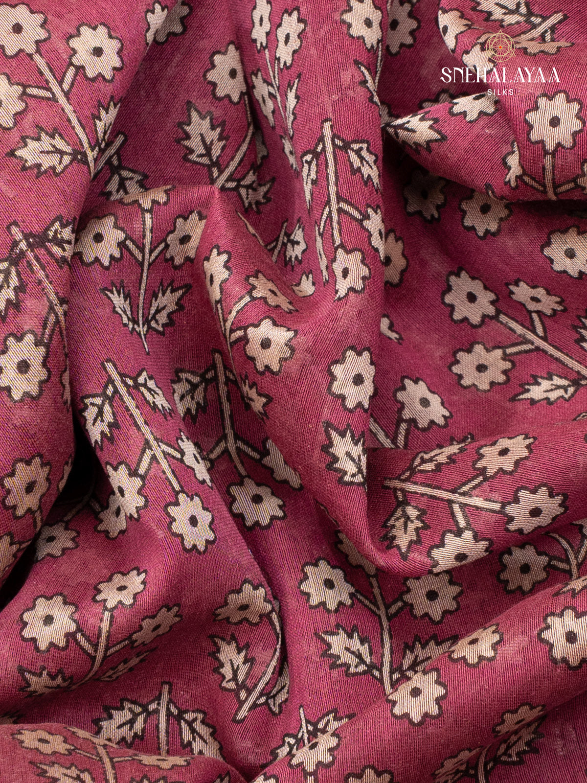 Coral Pink Chanderi Saree