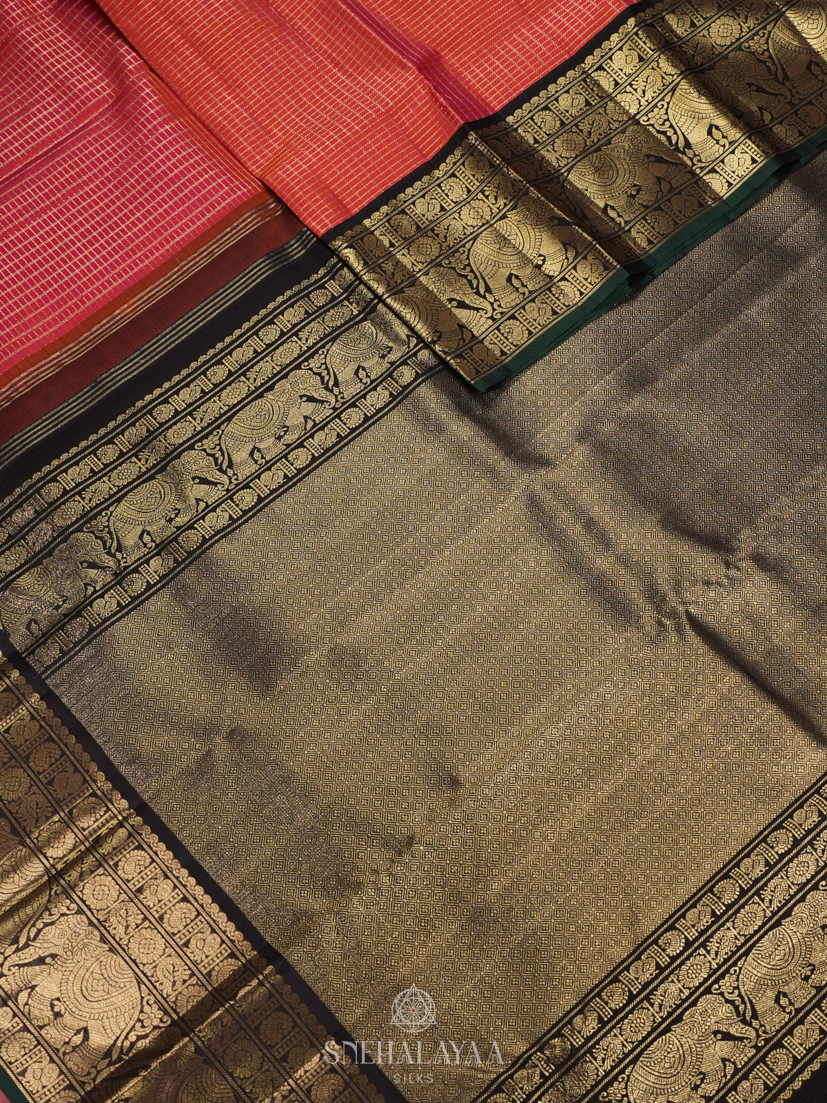 Red Kanjivaram Silk Saree