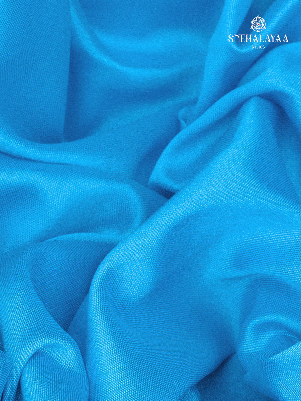 Turquoise Blue Mysore Silk Saree