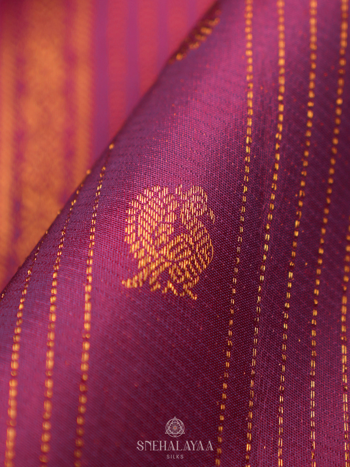 Magenta Kanjivaram Silk Saree