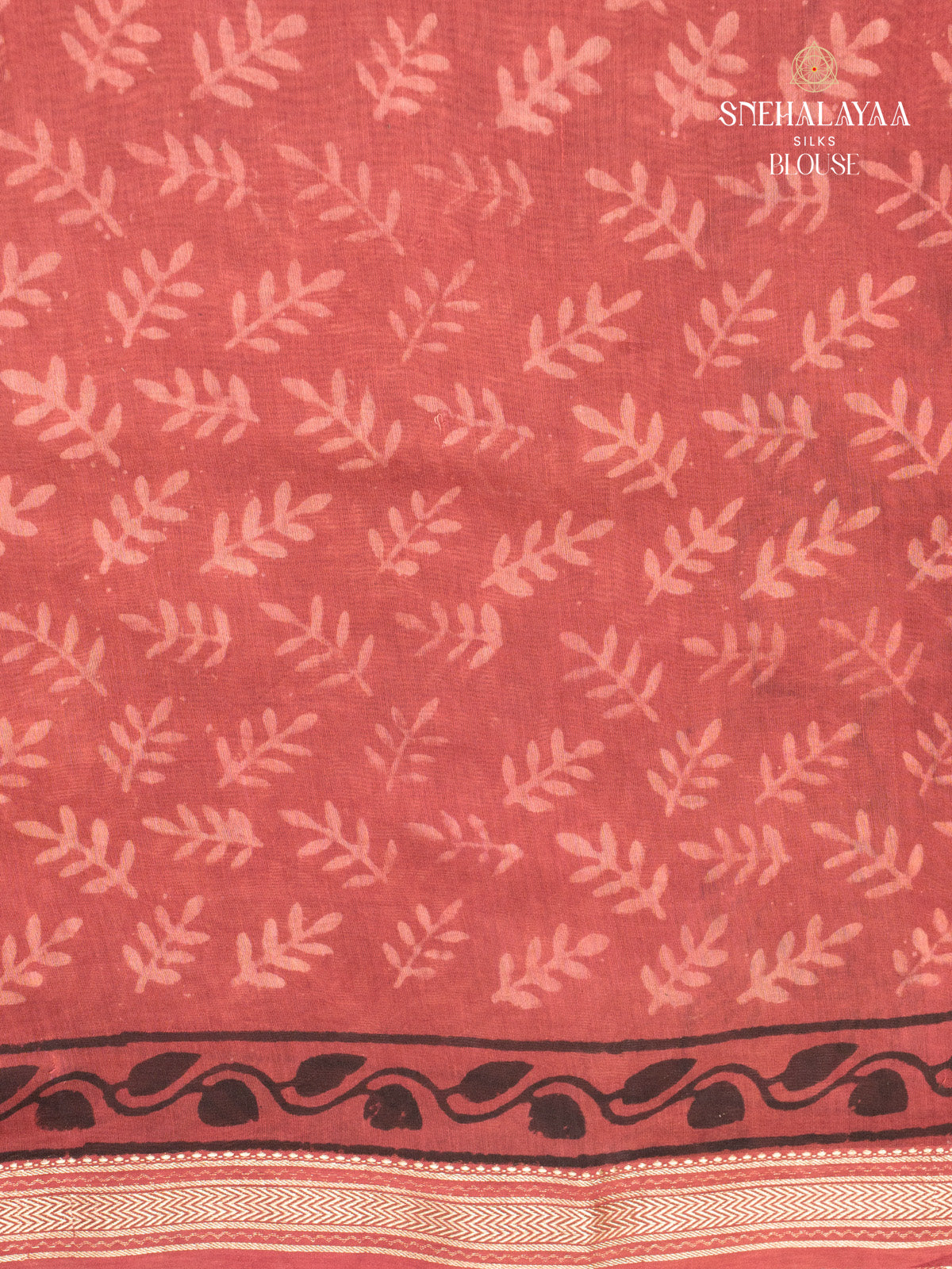 Maroon Chanderi Saree
