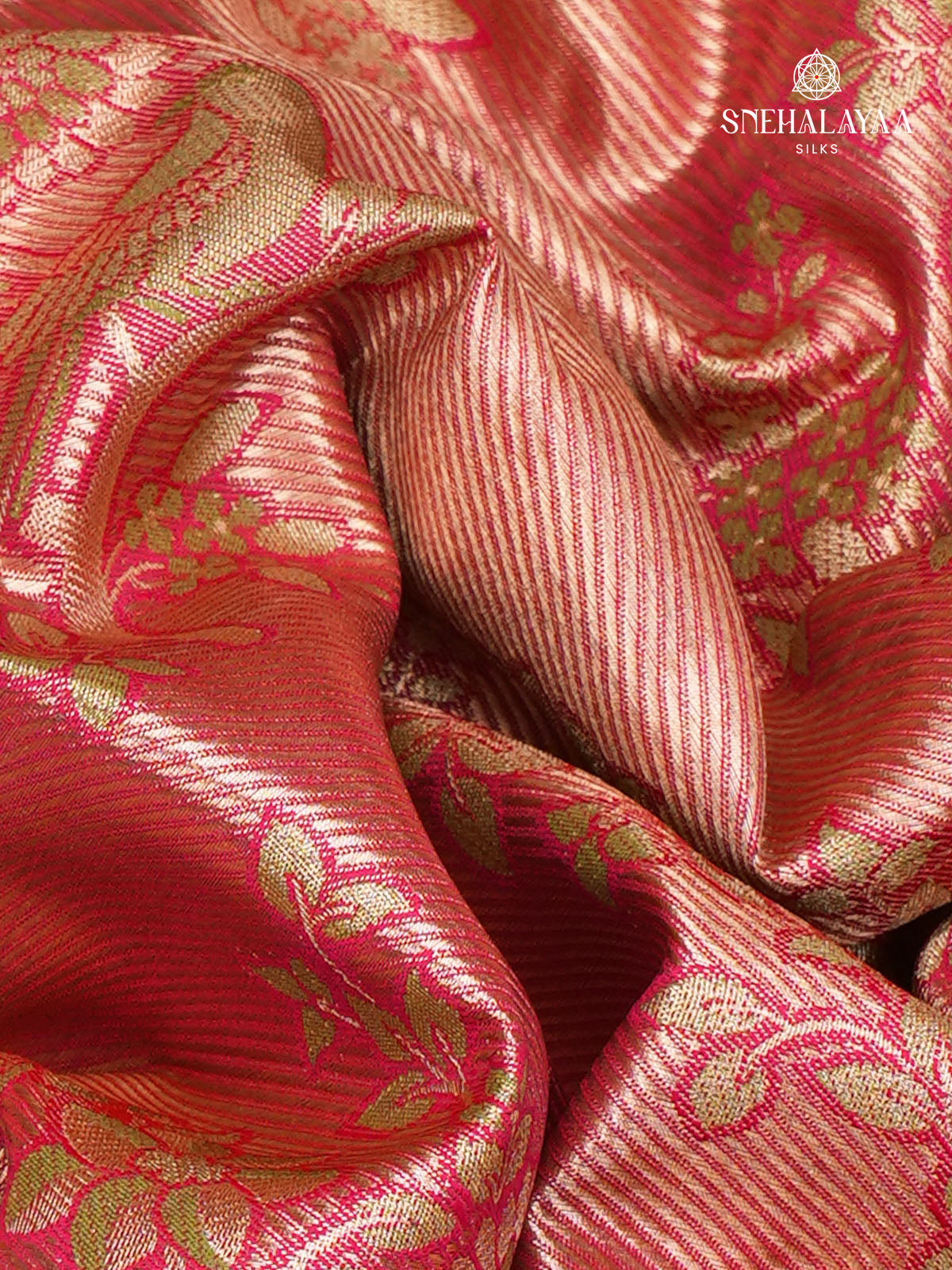Red Art Silk Saree