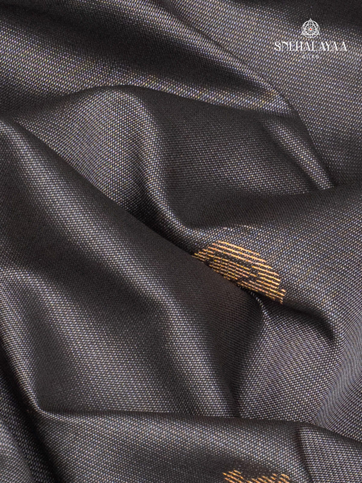 Grey Gadwal Silk Saree