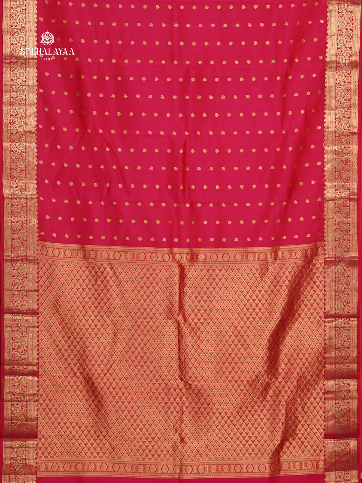 Rani Pink Kanjivaram Silk Saree