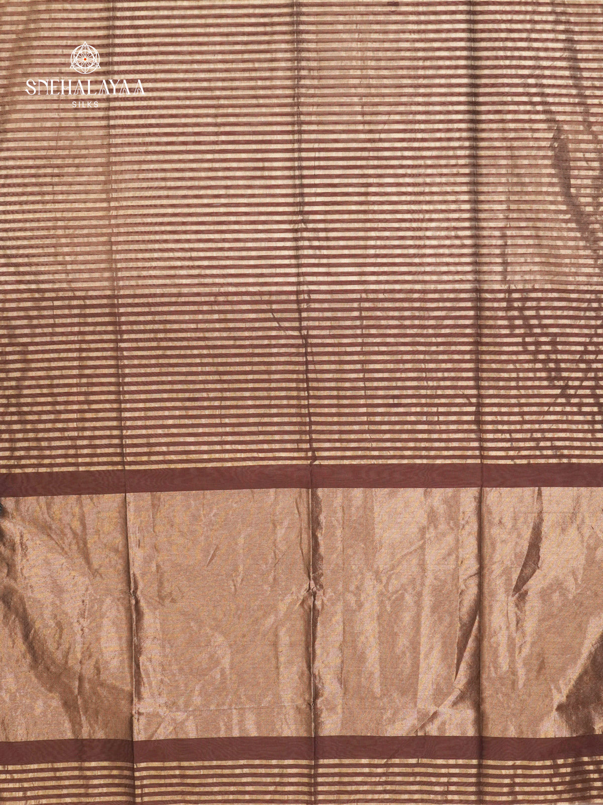 Brown Maheshwari Silk Cotton Saree