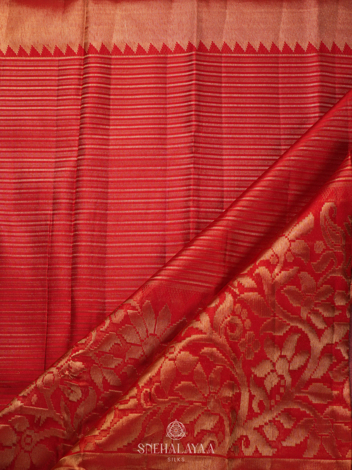 Red Kanjivaram Silk Saree