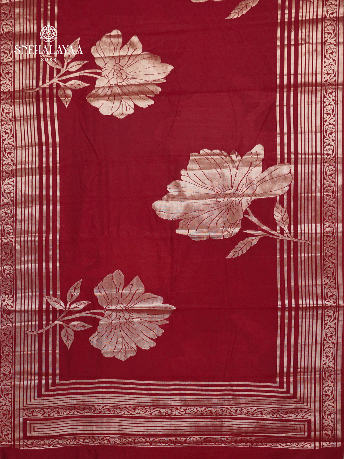 Red Banaras Silk Saree
