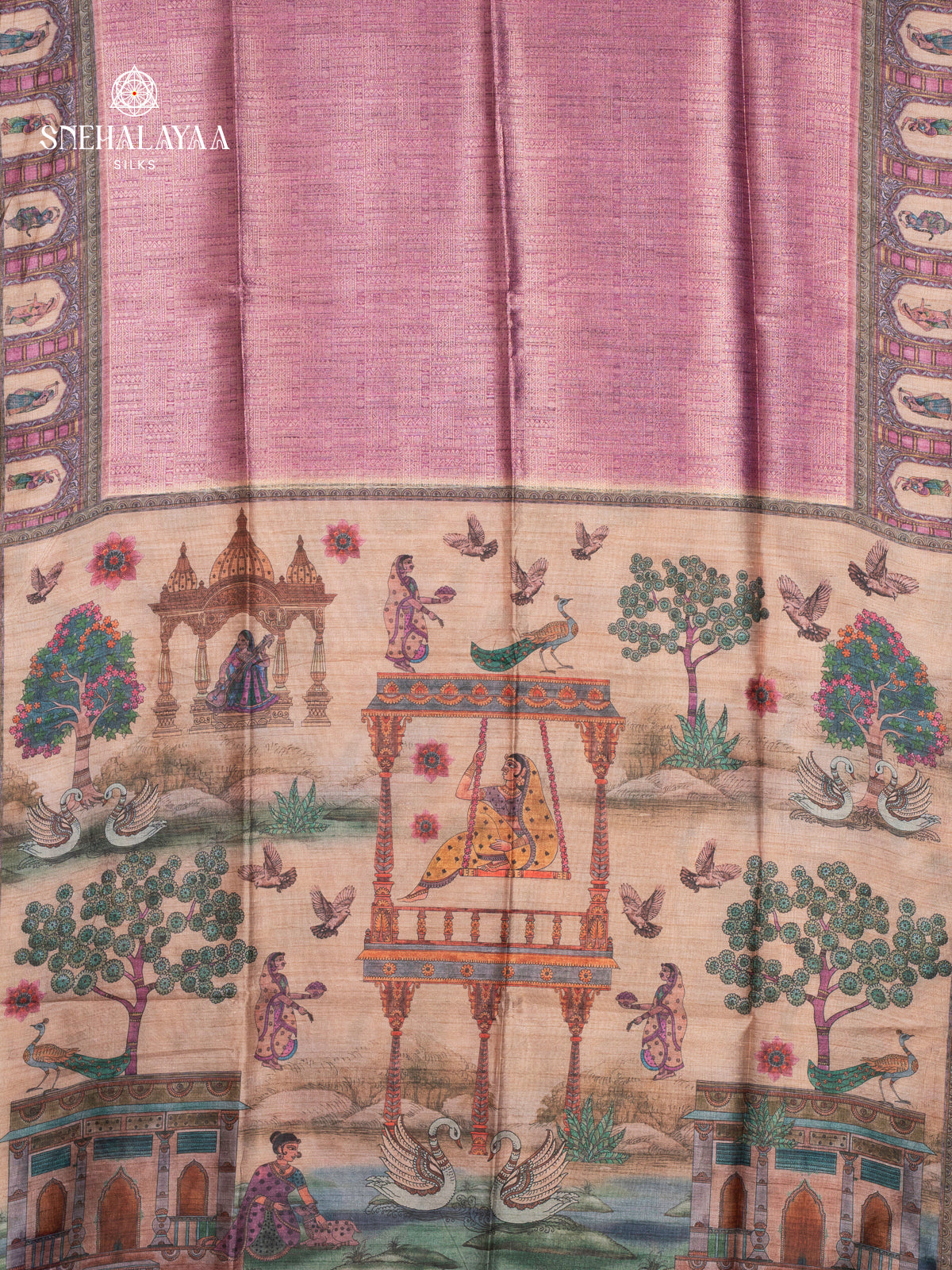 Purple Banaras Saree