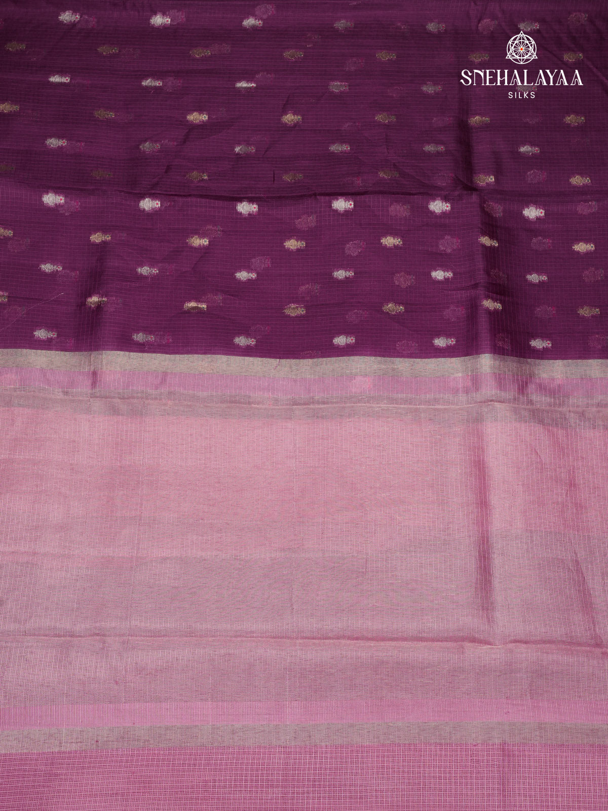 Purple Banaras Kota Saree
