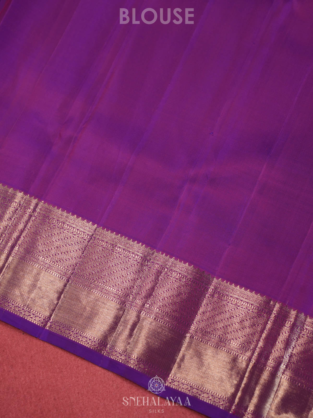 Purple Kanjivaram Silk Saree