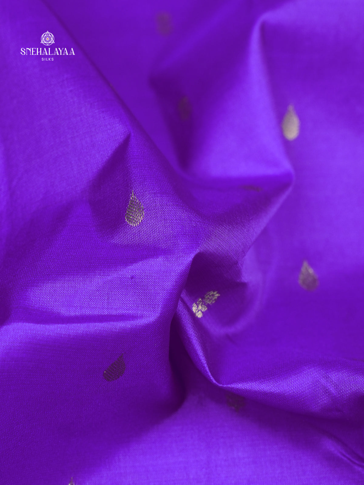 Violet Kanjivaram Silk Saree