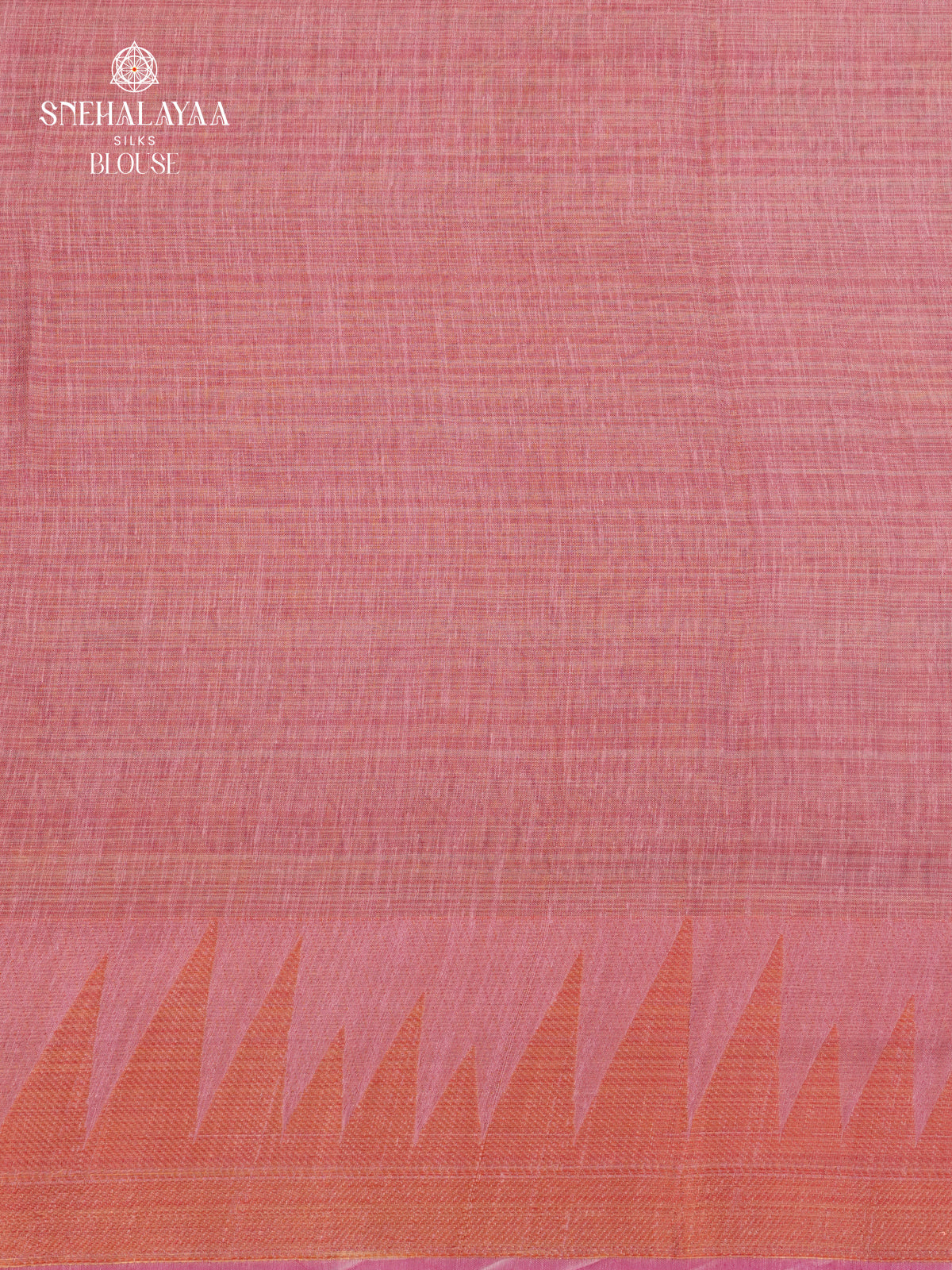 Peach Linen Tissue Saree