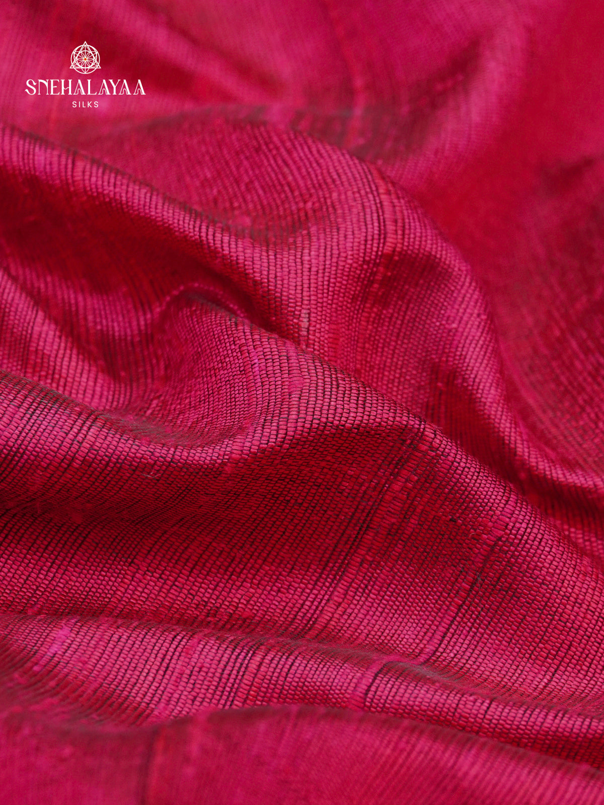 Wine Red Dupion Silk Saree