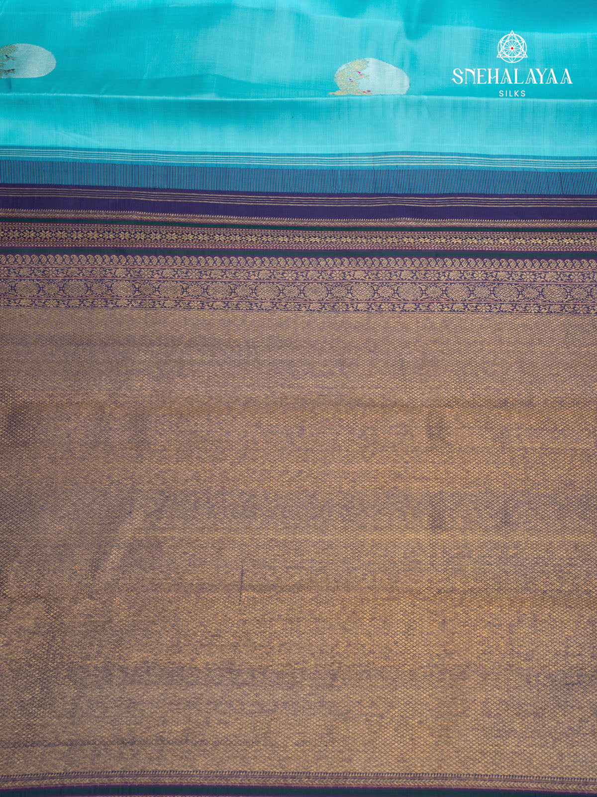 Blue Kanjivaram Silk Saree