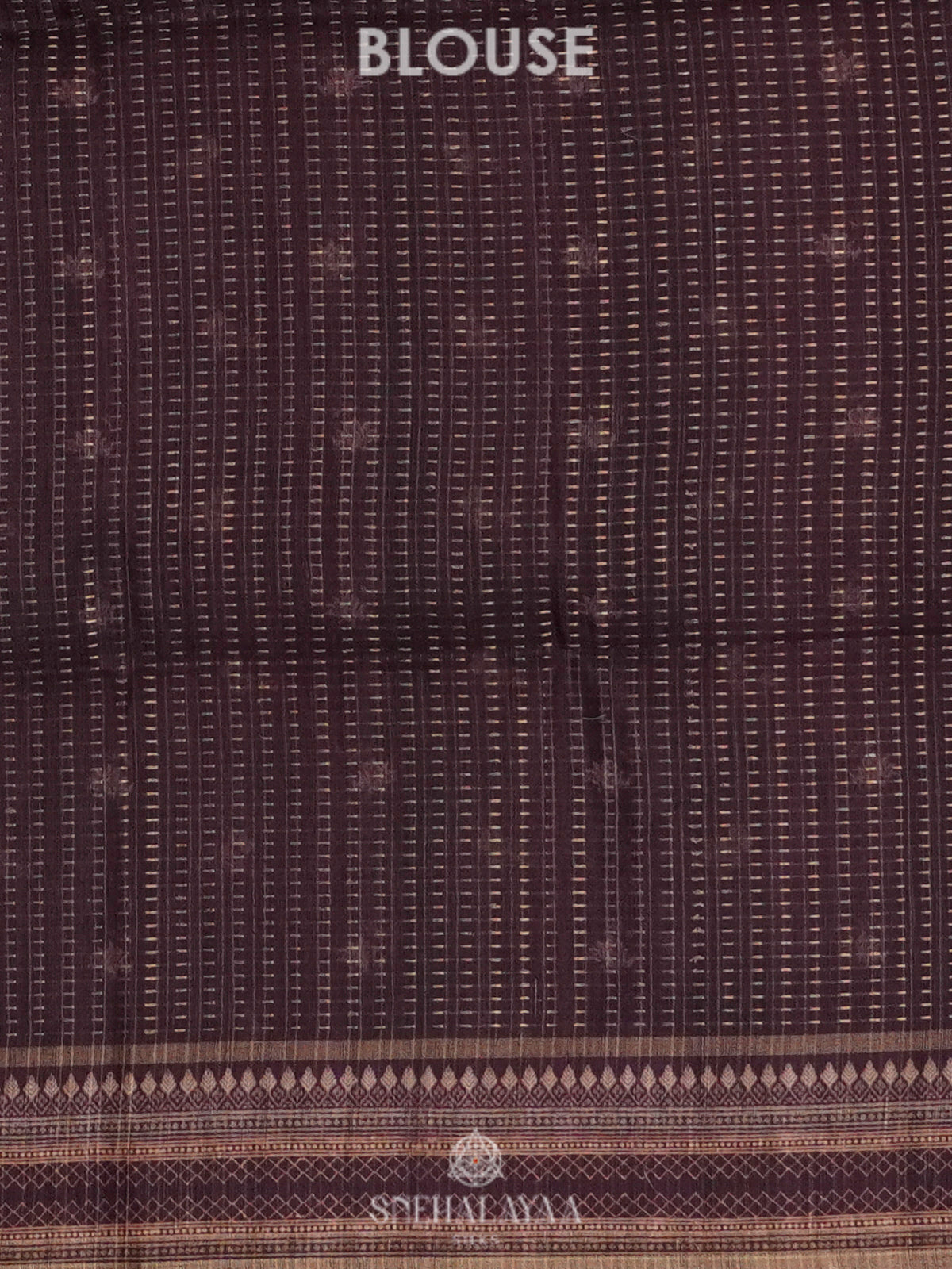 Mauve Rose Tussar Saree