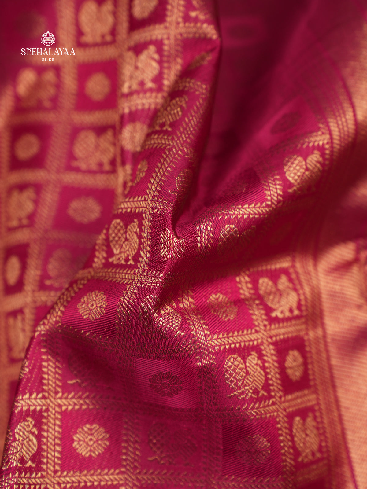 Pink Kanjivaram Silk Saree