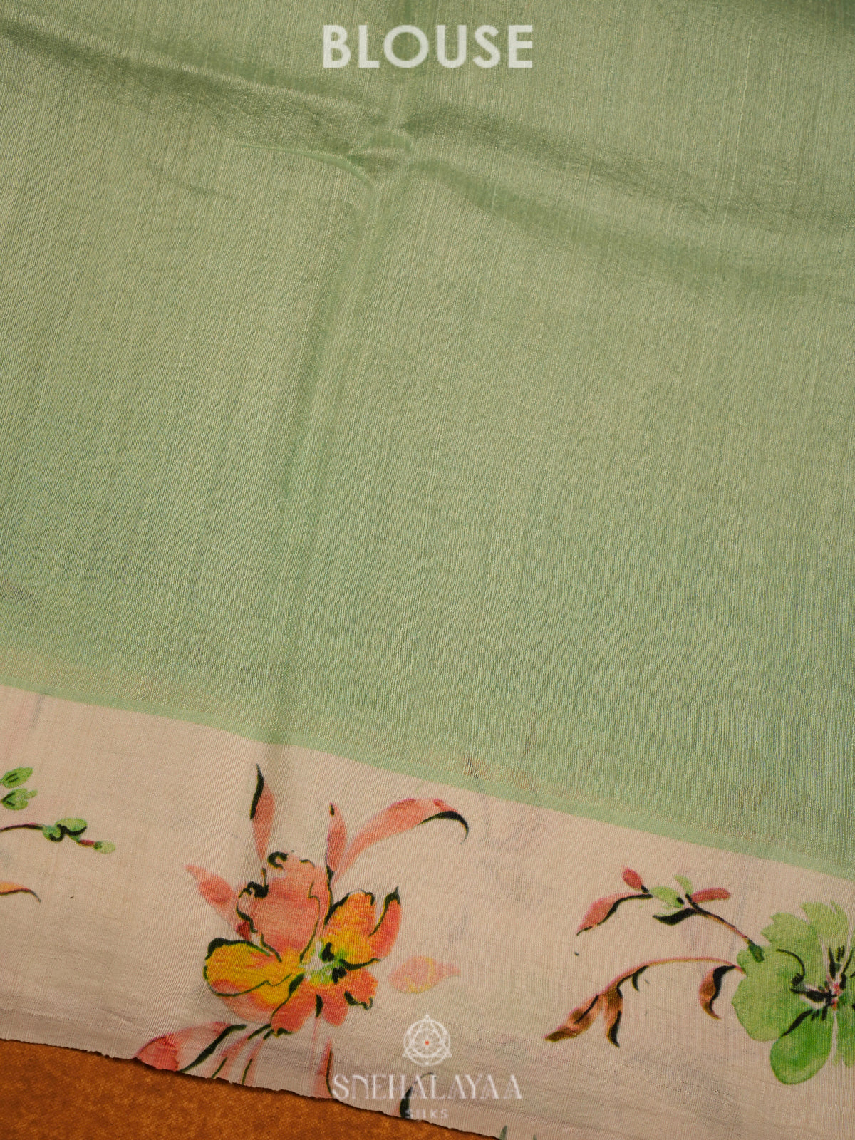 Pale Green Matka Jute Saree