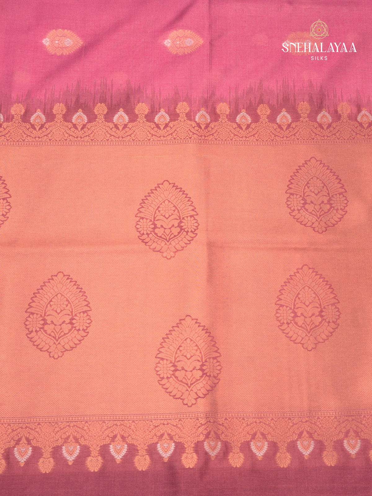 Light Pink Jute Saree