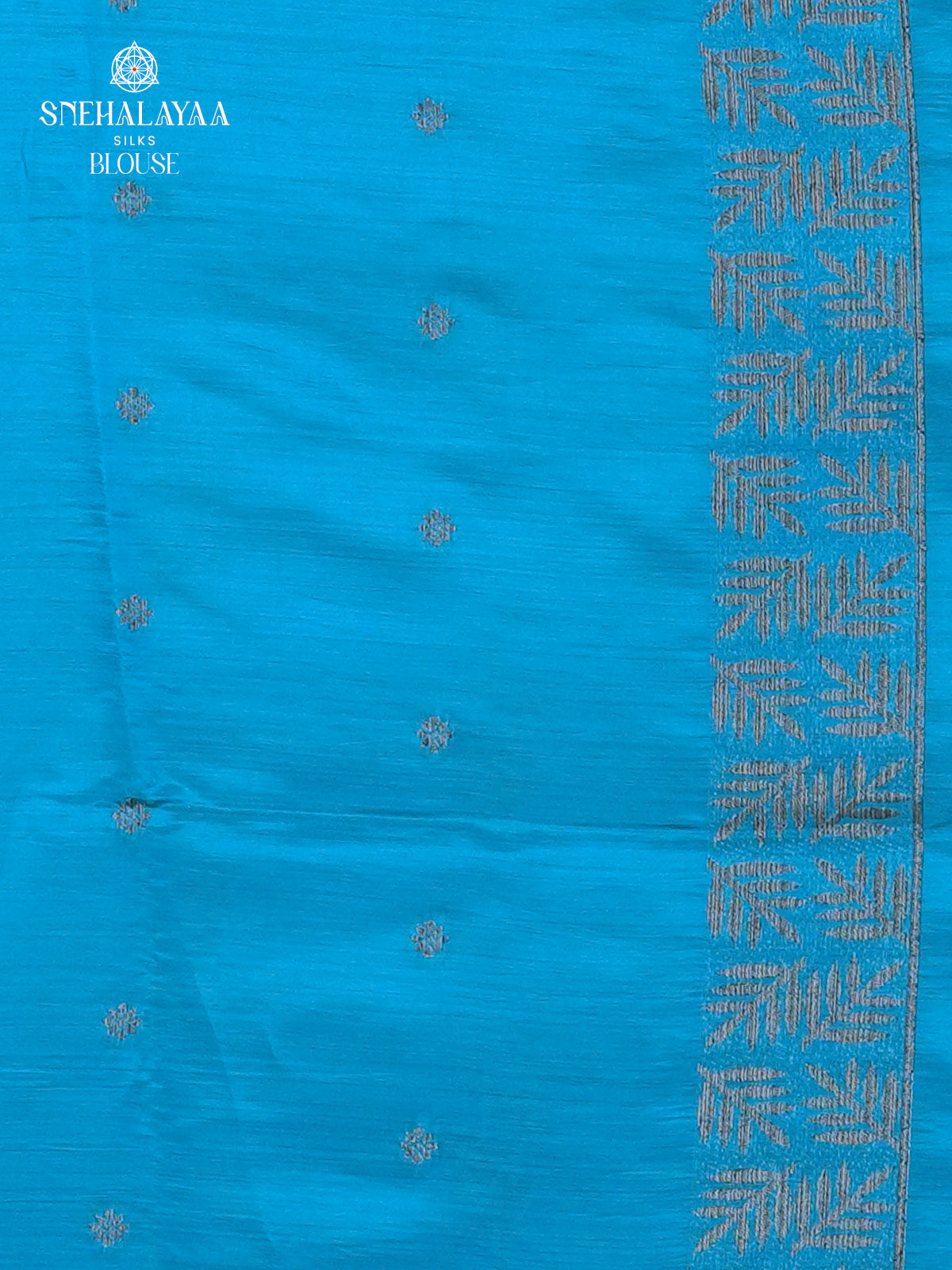 Blue Dola Silk Saree