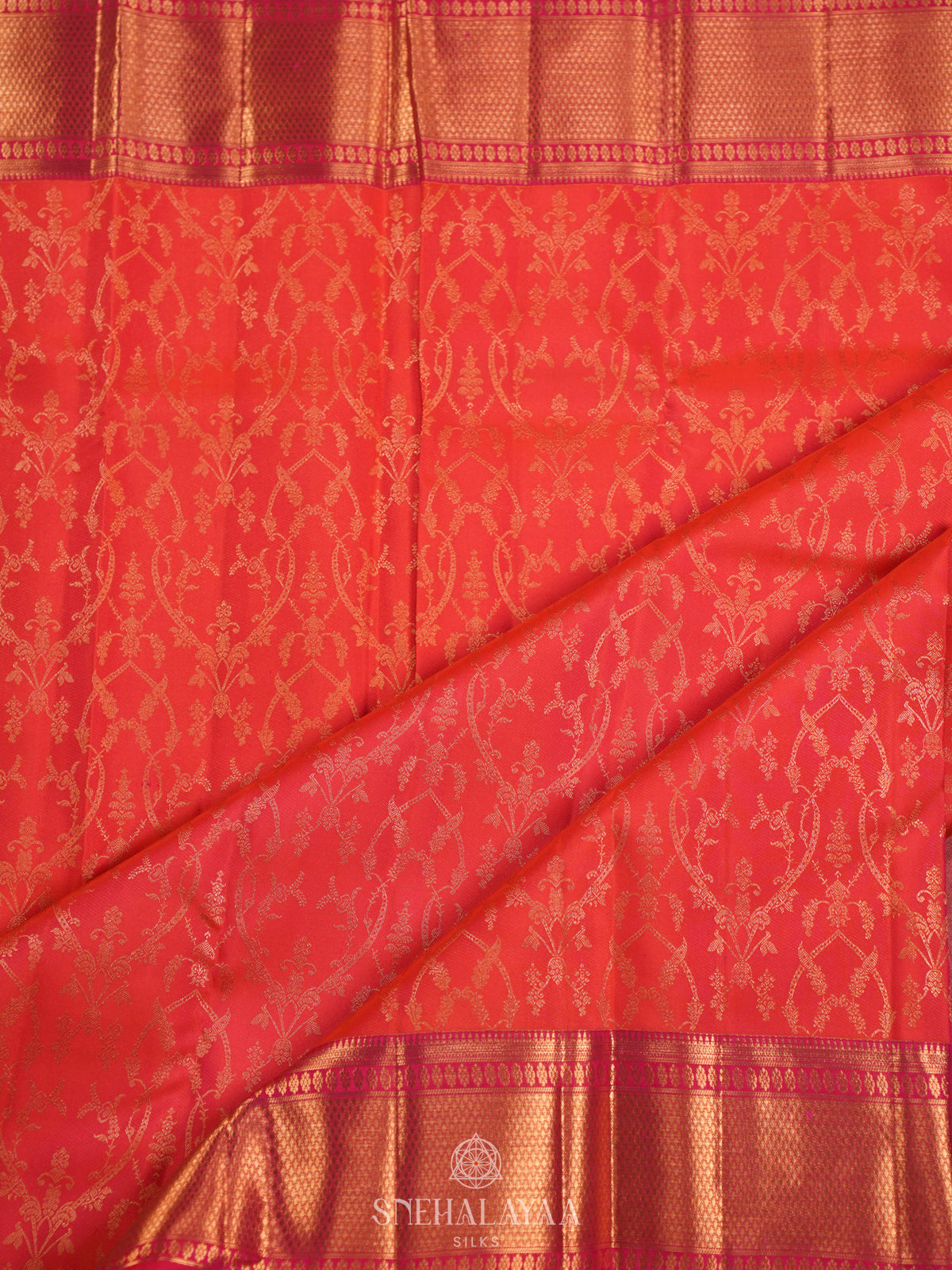 Pink Kanjivaram Silk Saree