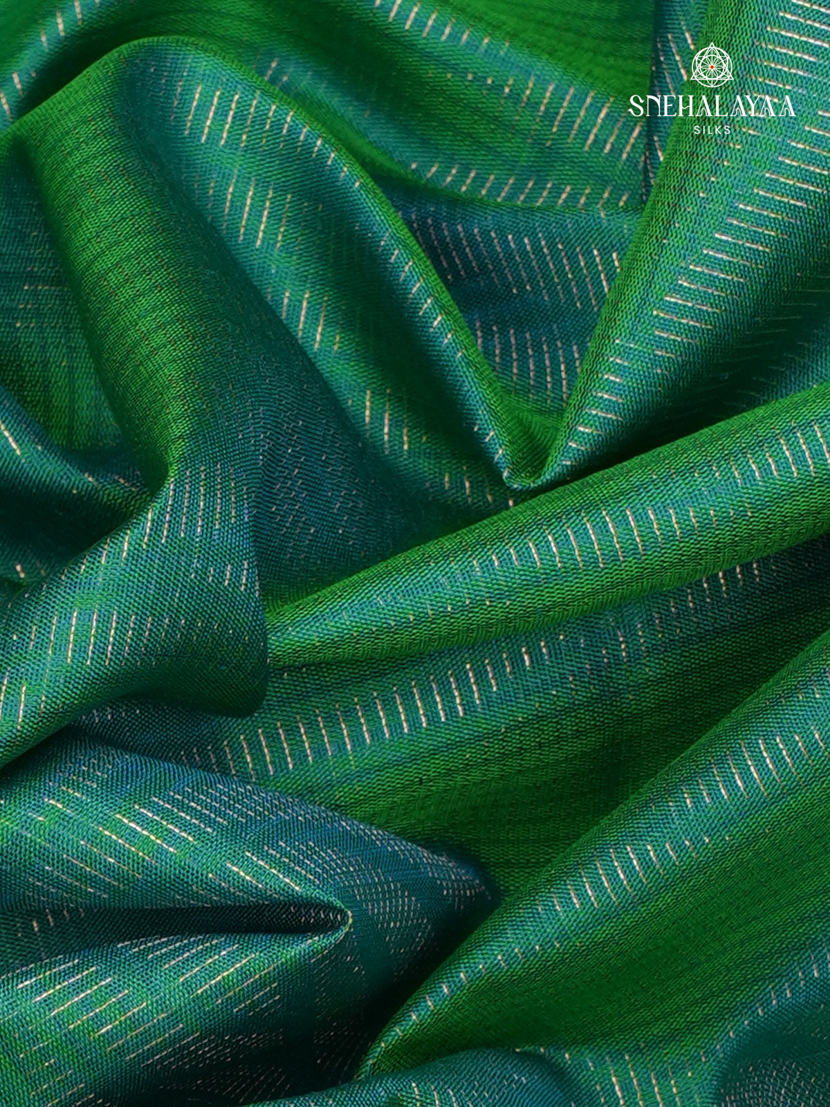 Green Kanjivaram Soft Silk Saree