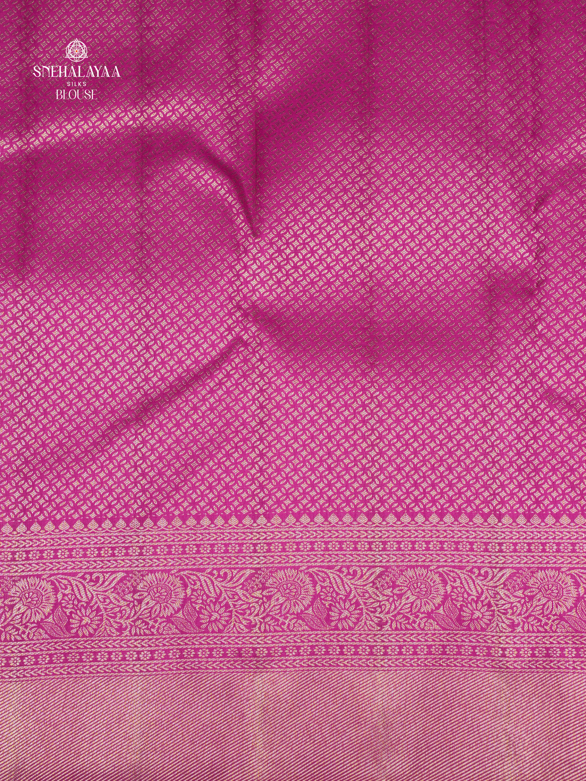 Magenta Pink Kanjivaram Silk Saree