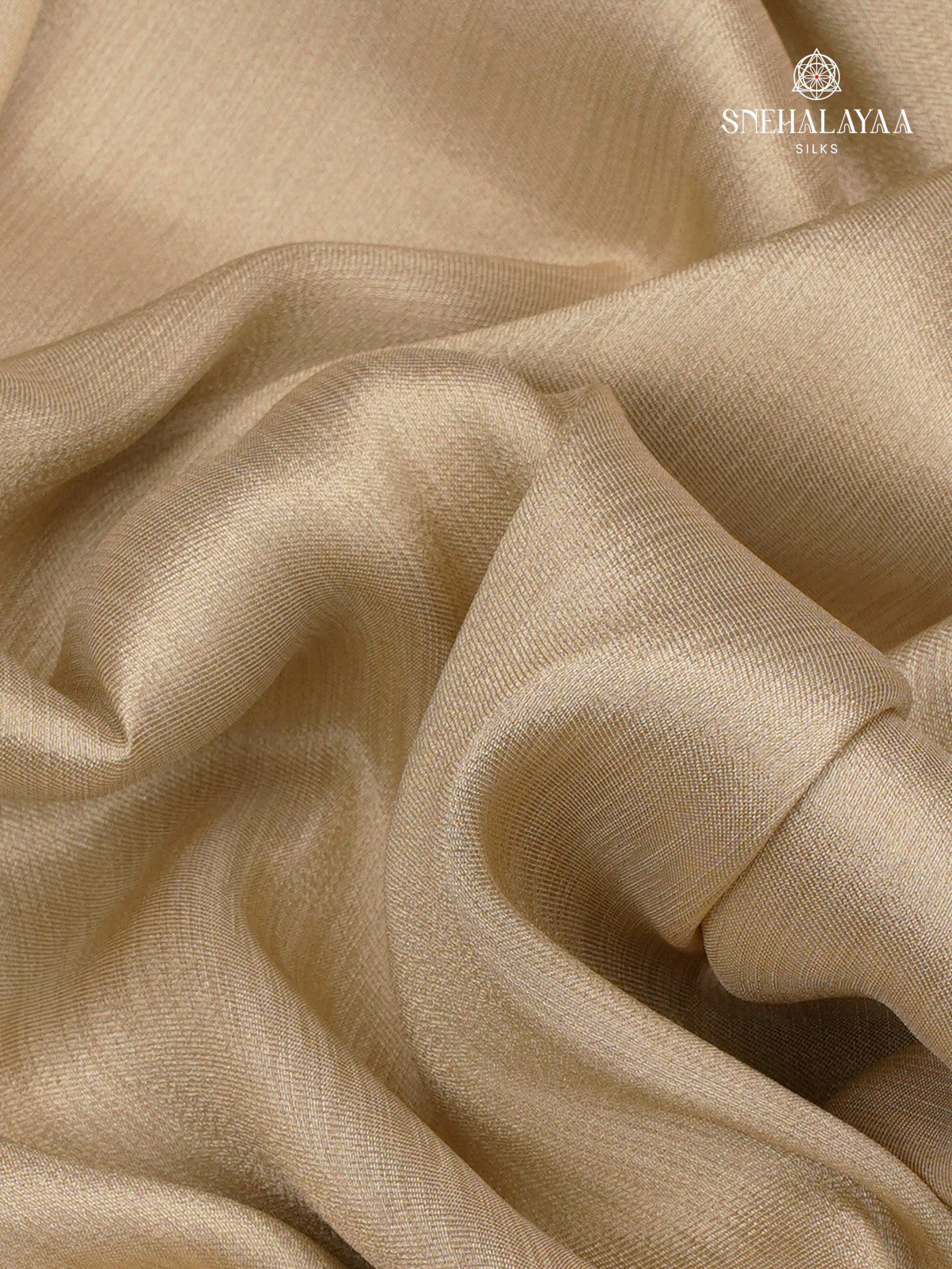 Cream Banaras Silk Saree